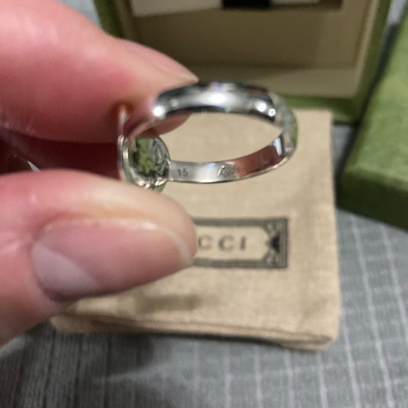 NWT Gucci Blind for Love Heart Ring With Box (full inclusion) Size 7.25 US - Picture 9 of 9